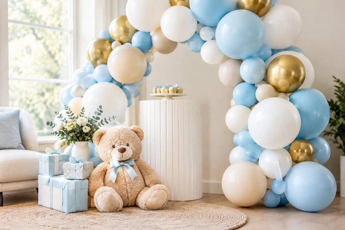 Baby Shower Balloons That Make the Room Pop