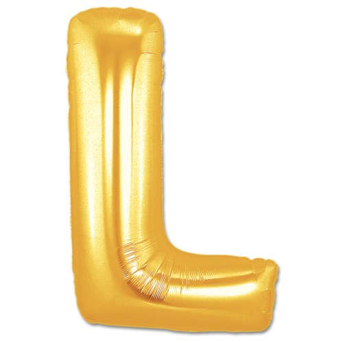 Jumbo Letter L - Metallic Gold