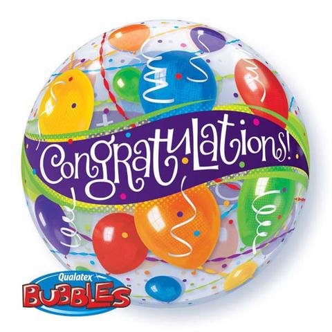 Bubble Congratulations Balloons