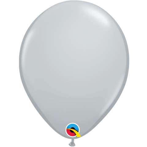 Gray Latex Balloon -Qualatex