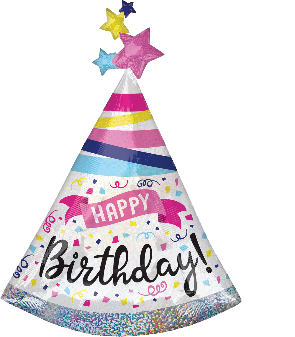 Happy Birthday Sparkle Banner Balloon