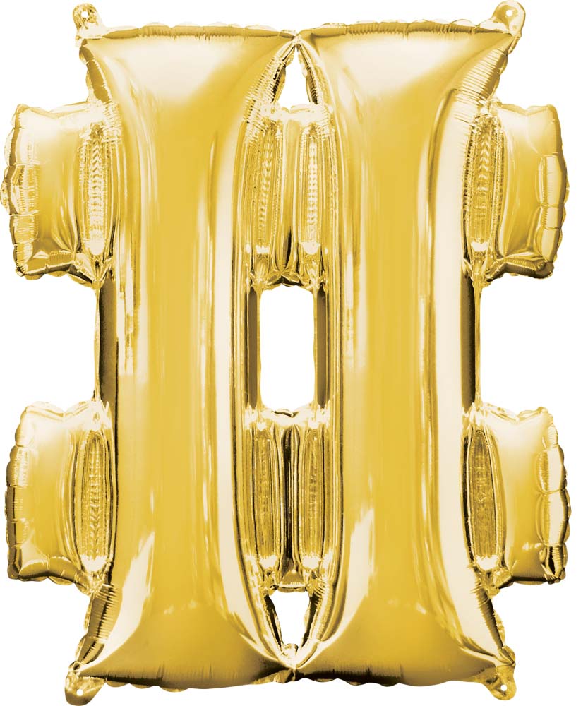 Symbol # Gold Helium Filled