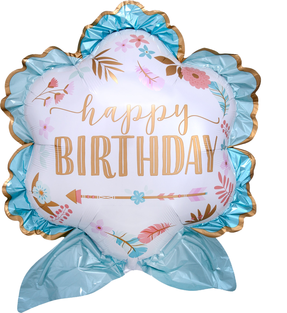 Boho Birthday balloon