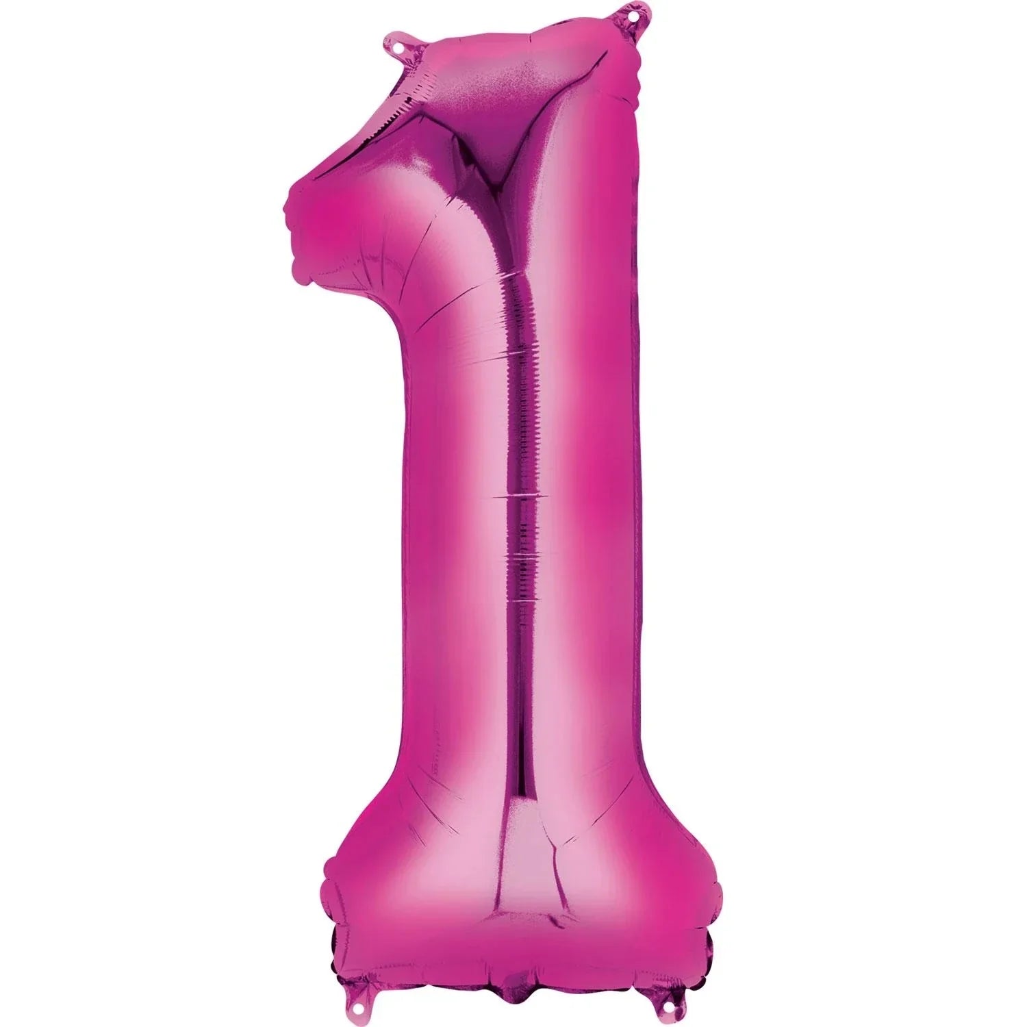 Number One Dark Pink Helium Filled