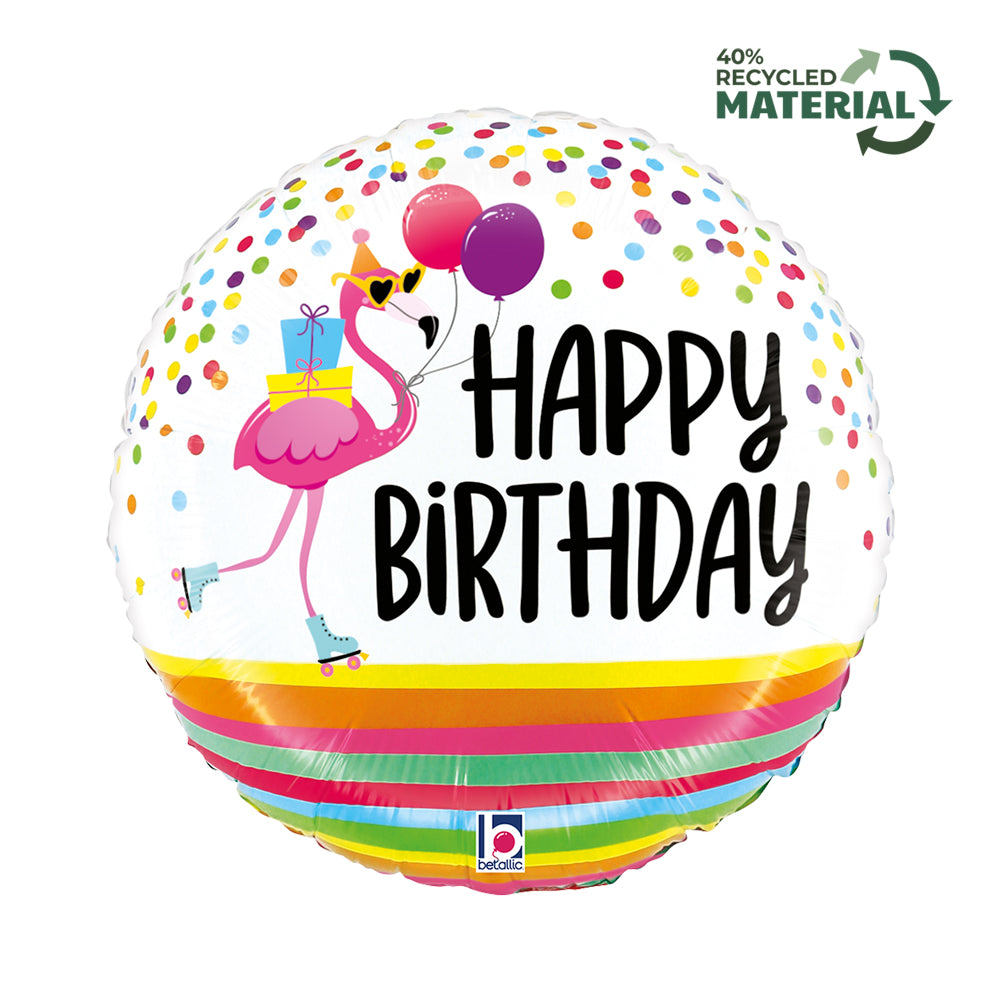 Flamingo Birthday Party 18inches foil balloon