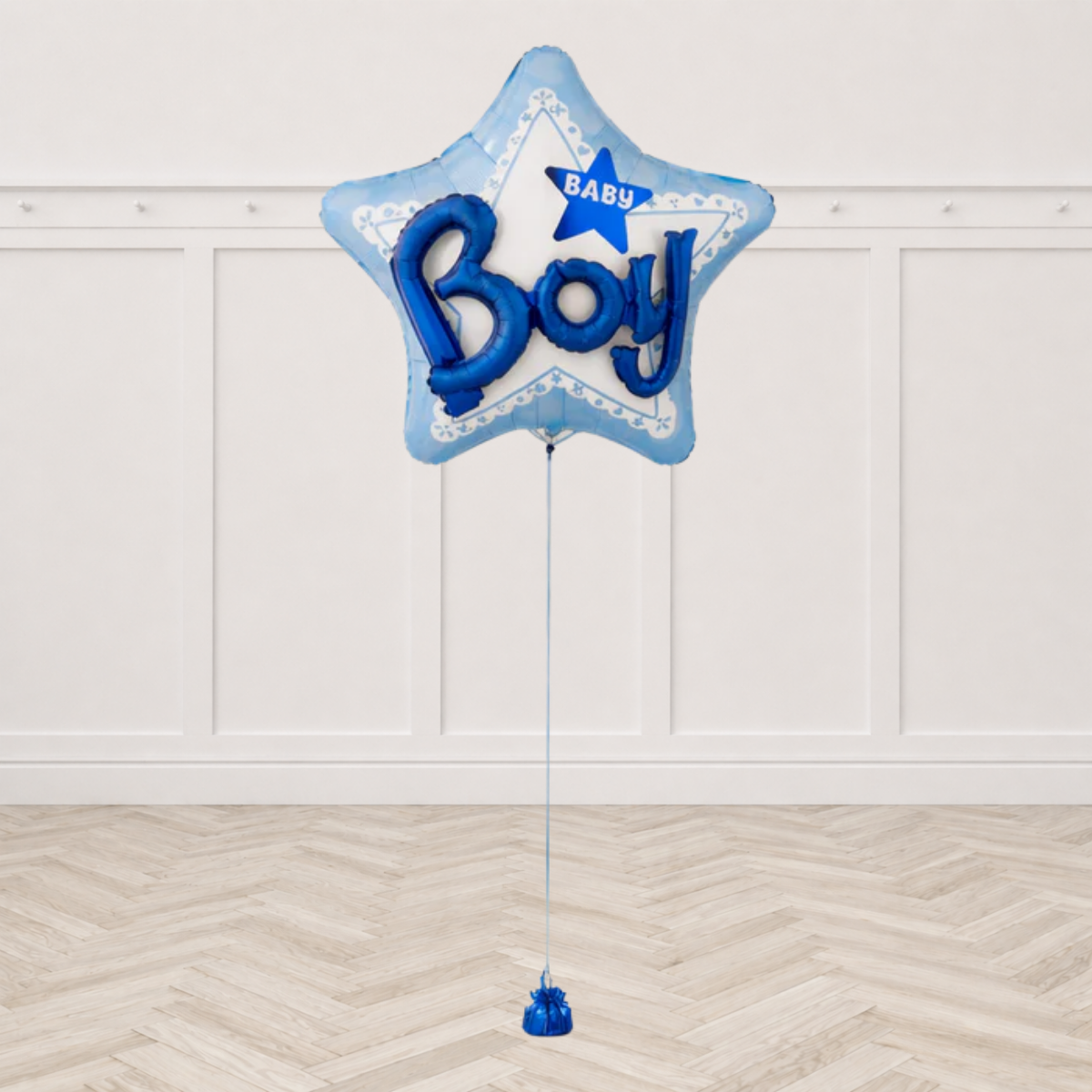 Baby Boy 3D Star Balloon