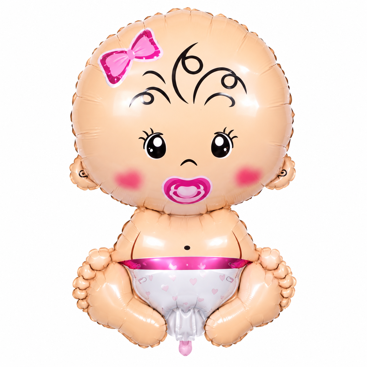 Baby girl shaped foil balloon