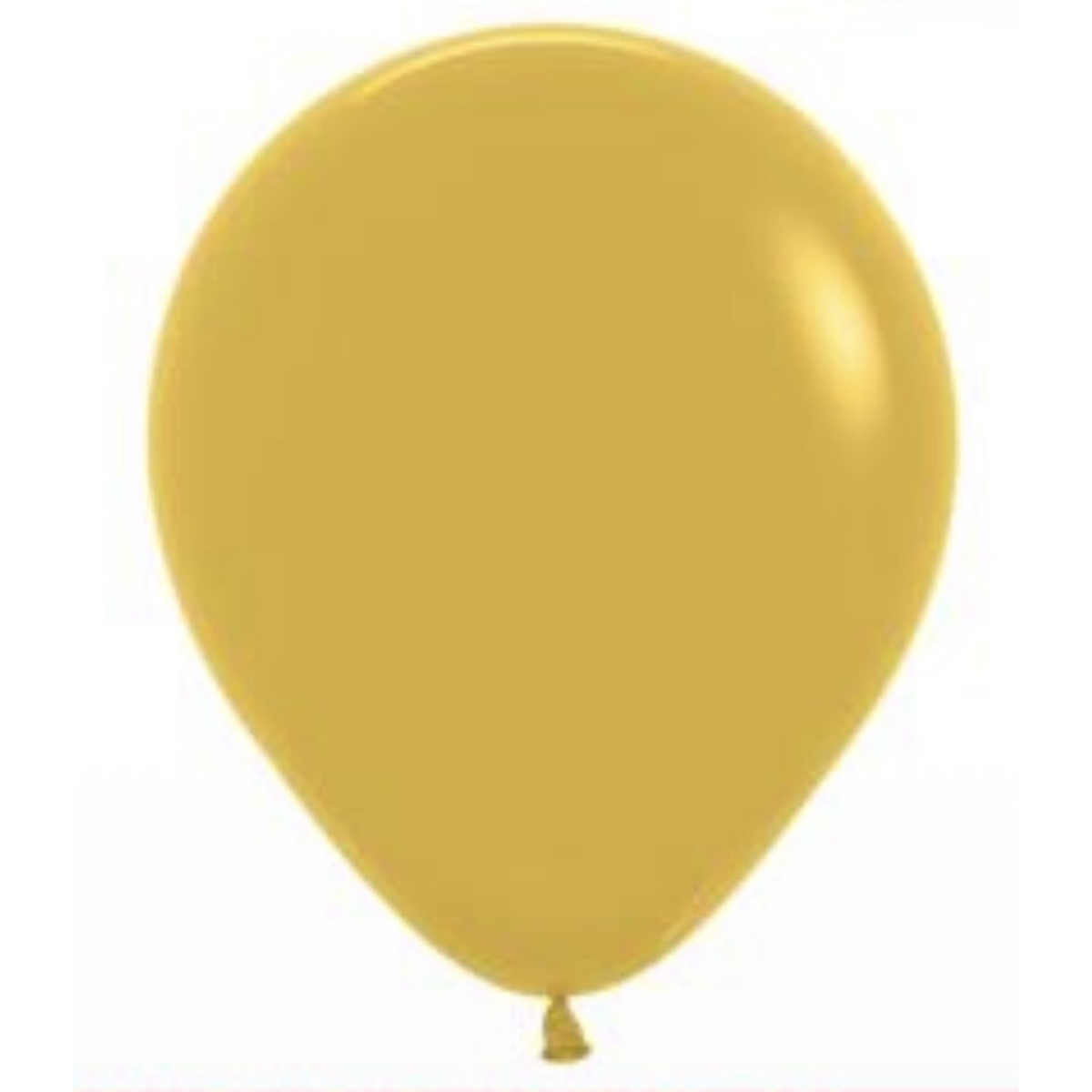 Single fashion mustard latex balloon