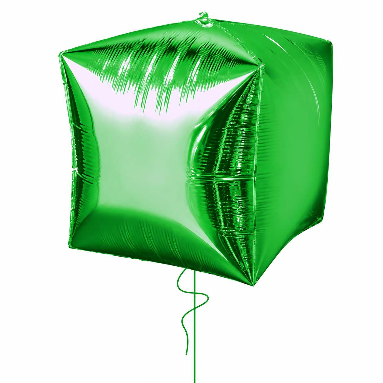 Cubez Green Colour Balloon - Helium Filled