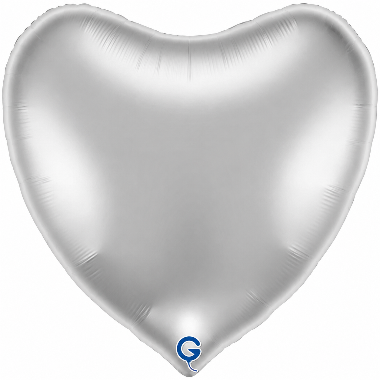 Jumbo Heart 36inc Silver