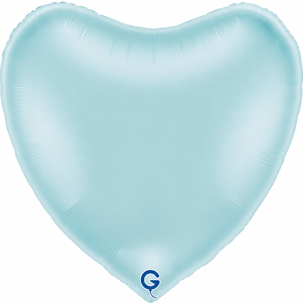 Jumbo Heart 36inc Pastel Blue