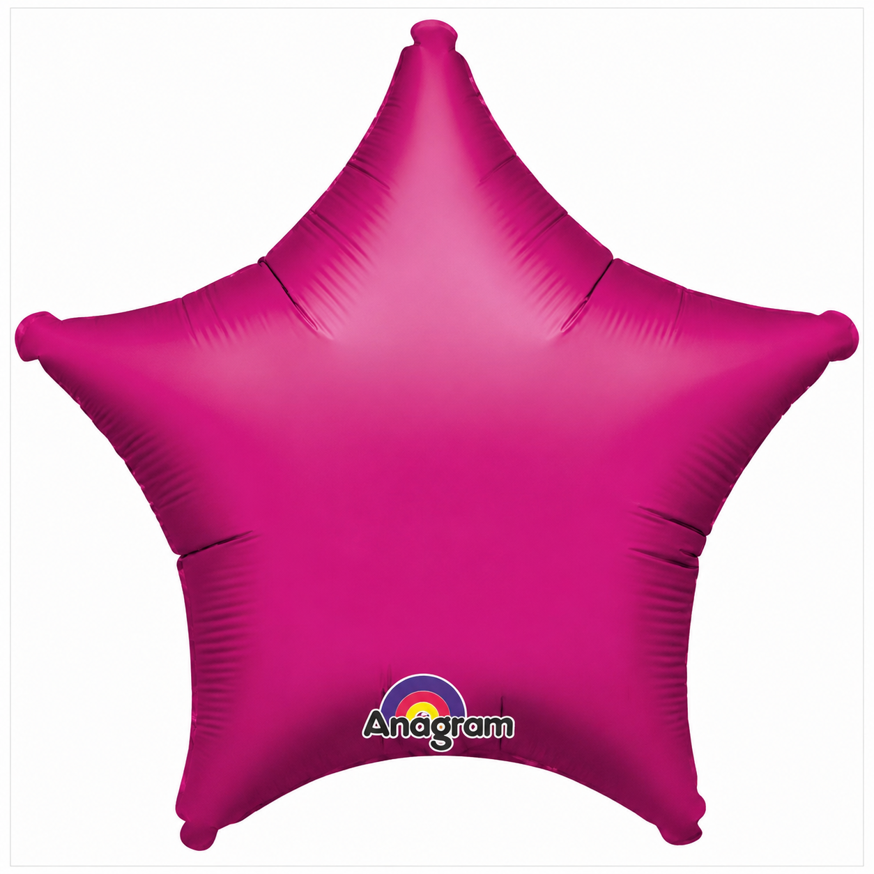 Fuchsia Star Foil Balloon