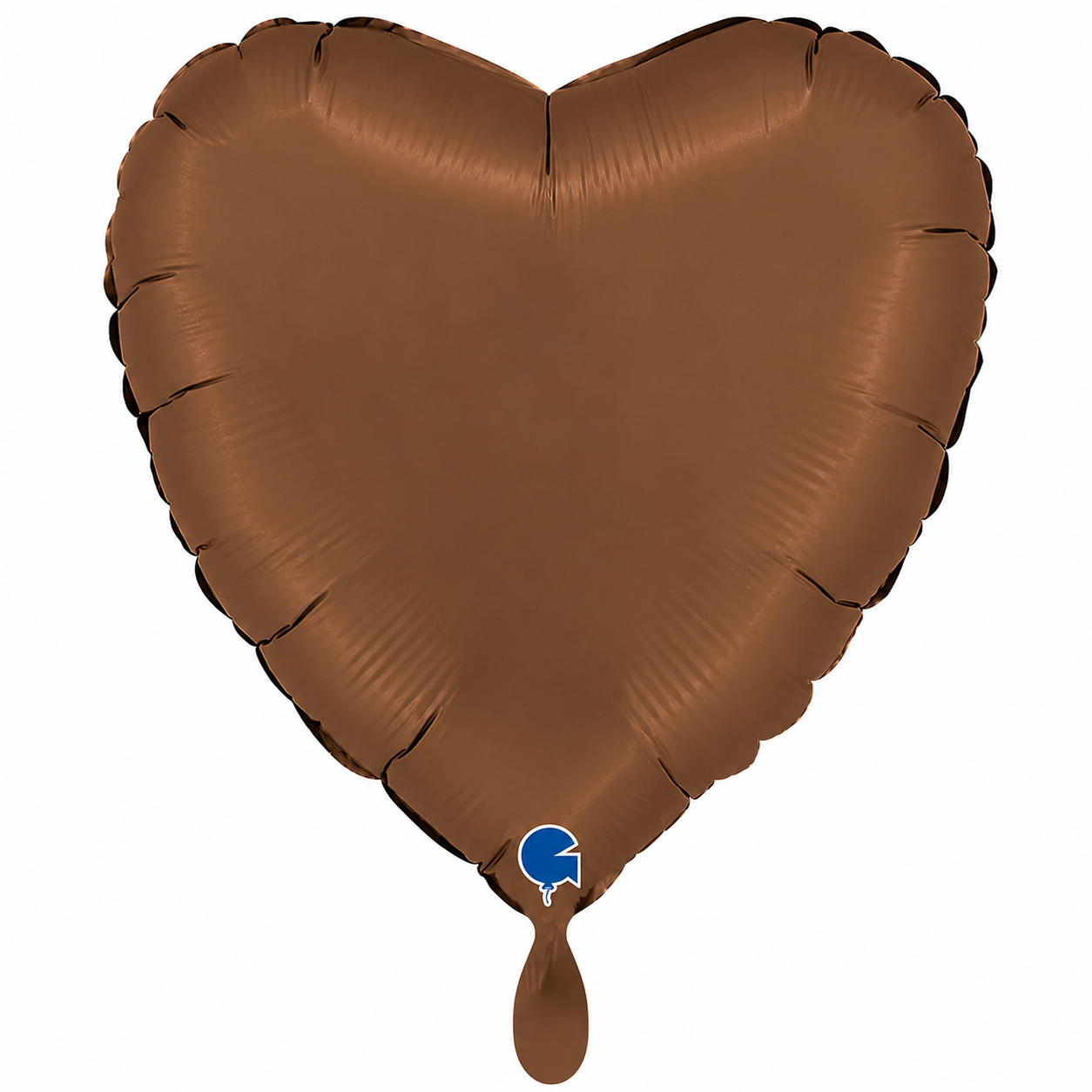 Heart - Satin Chocolate 18inches