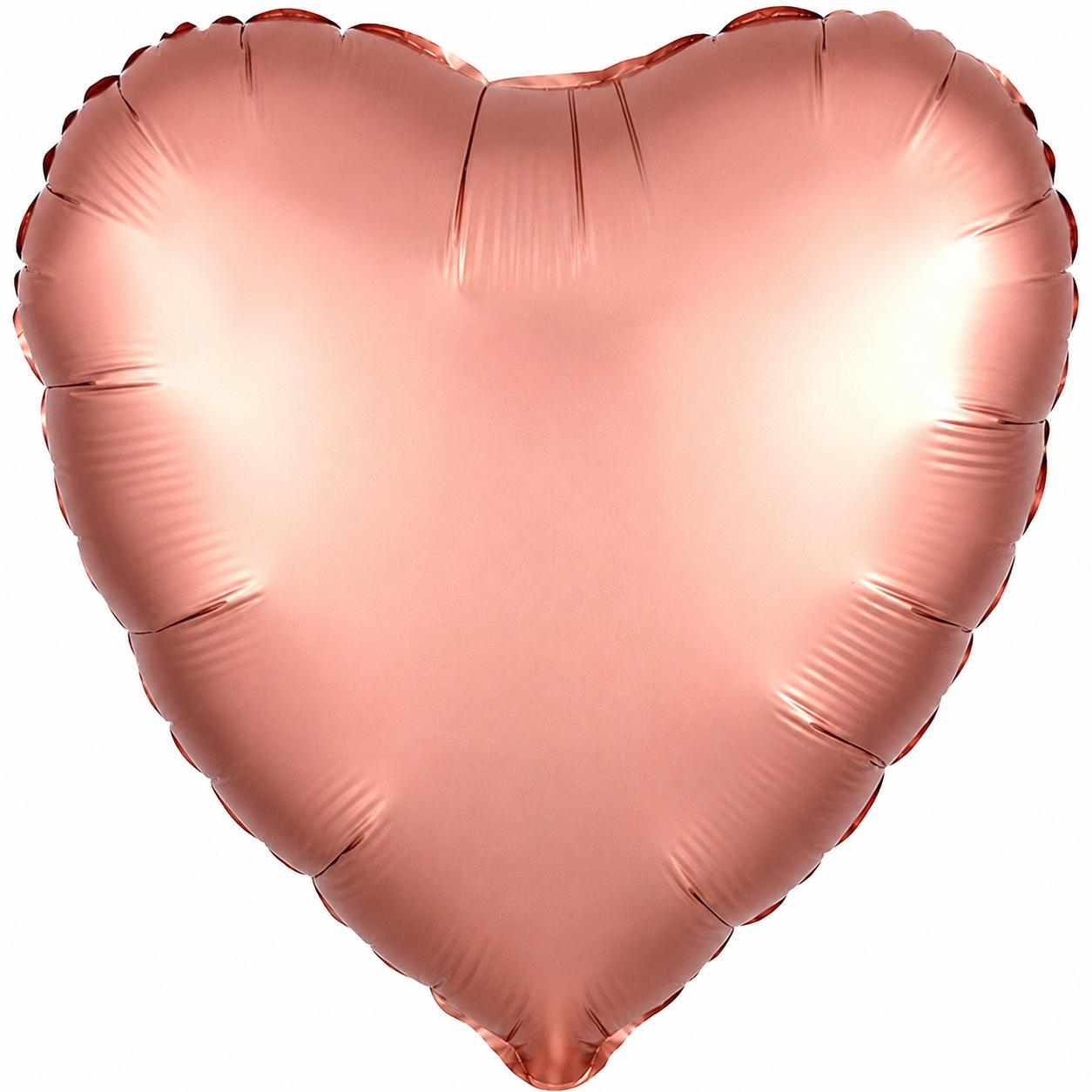 Satin Luxe Rose Heart Shape Balloon