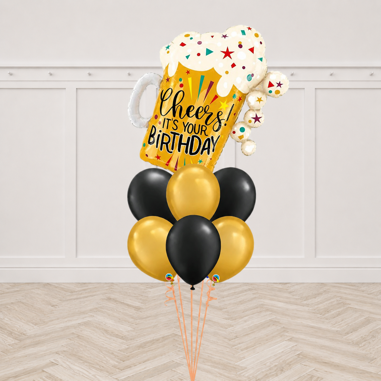 Birthday Cheers Mug Balloon Bouquet