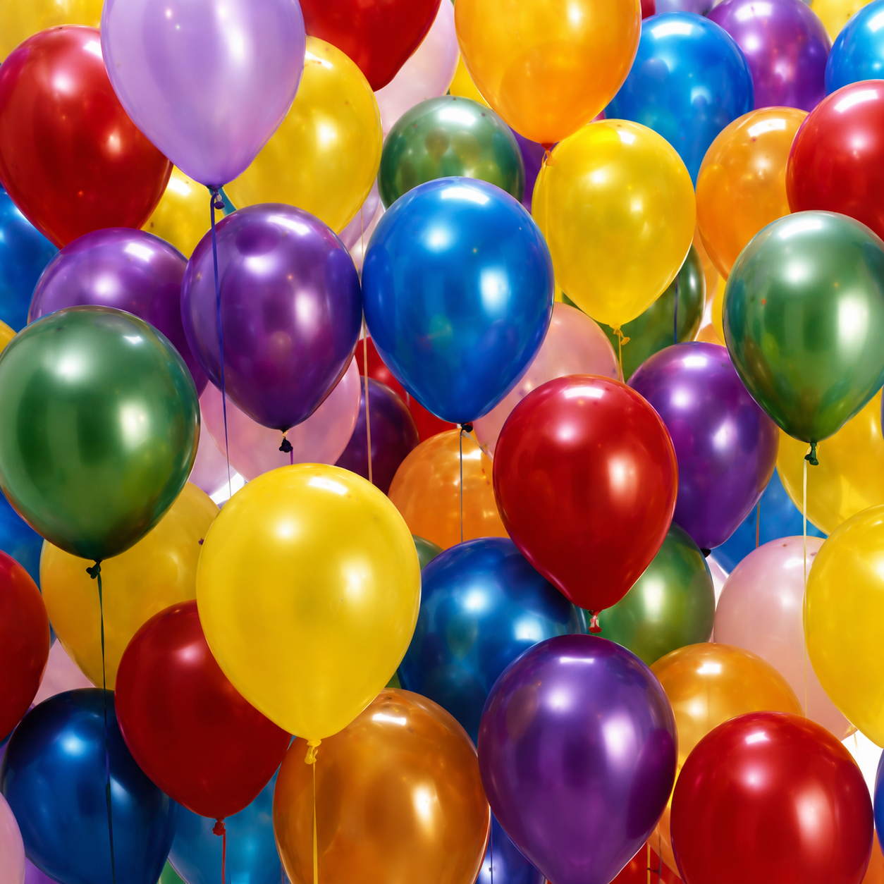75 Assorted Qualatex Loose Balloons Helium Filled