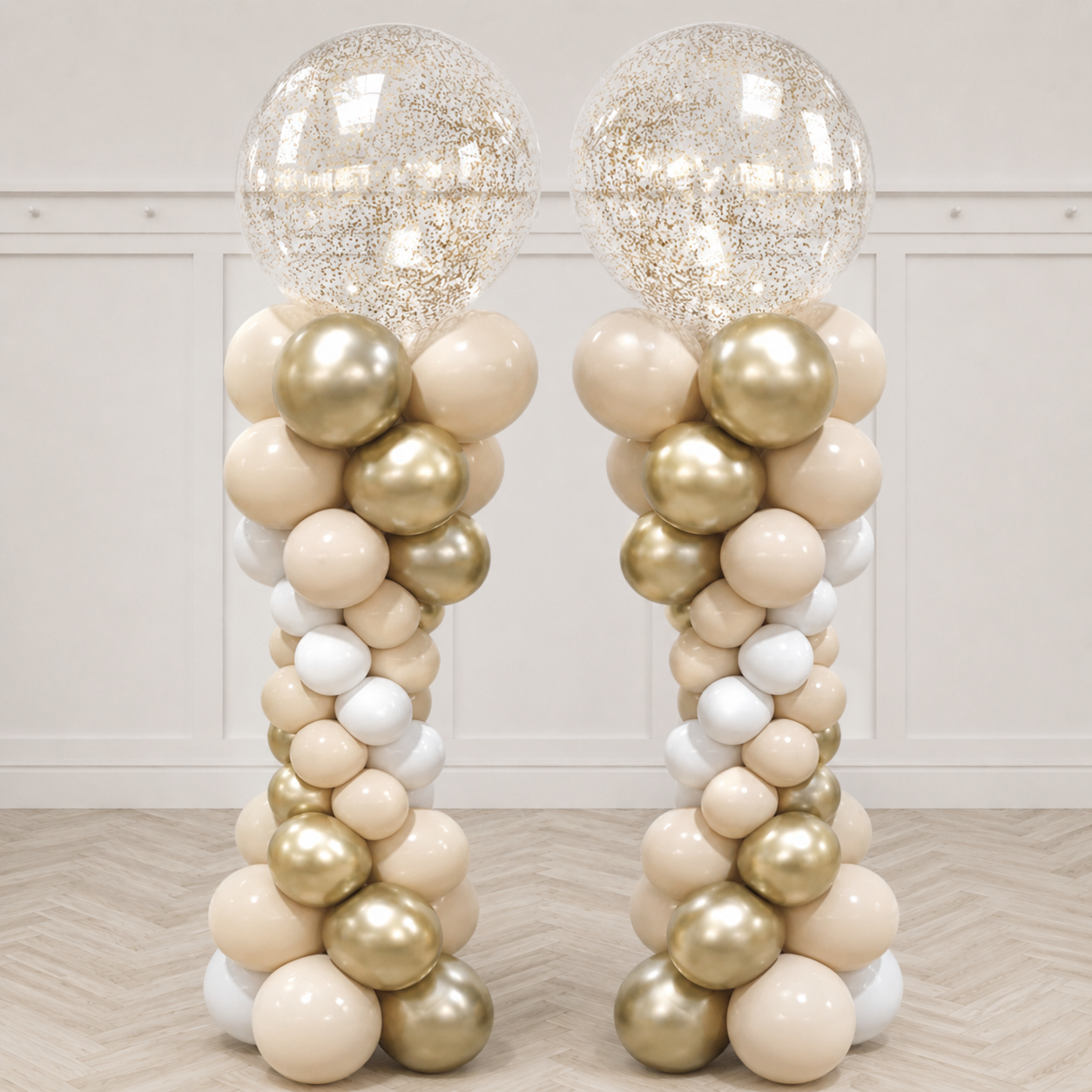Aesthetic Classic Roman Balloon Pillar with 30inches CUSTOM - TEXT PRE-ORDER 1DAY In Advance