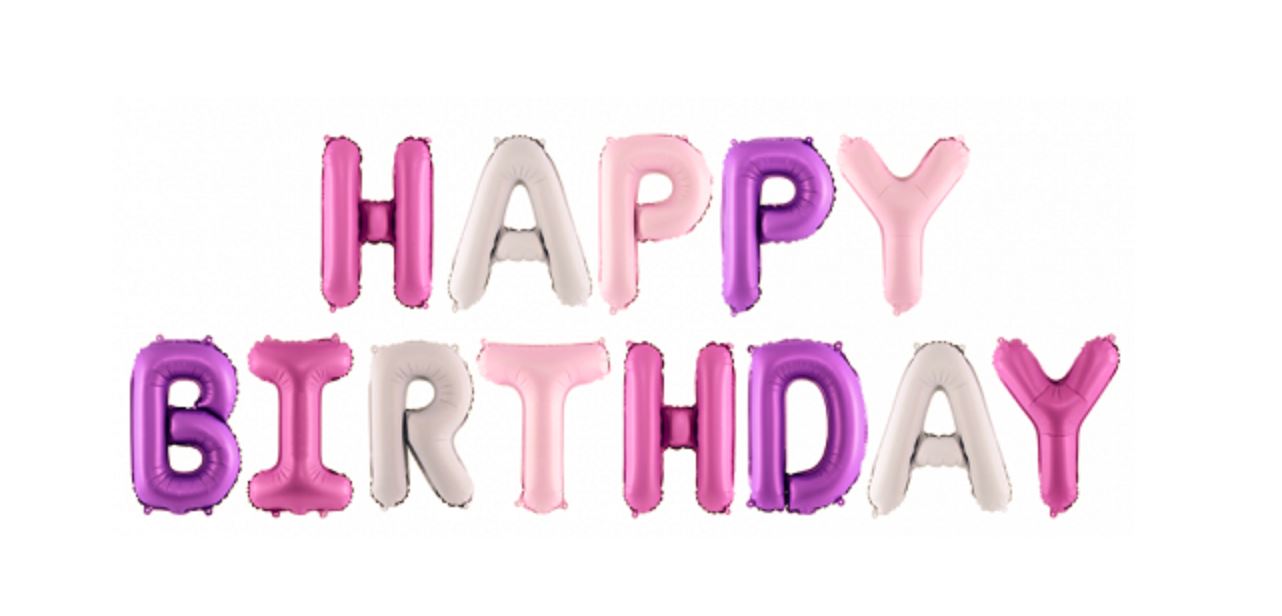 Birthday banner color