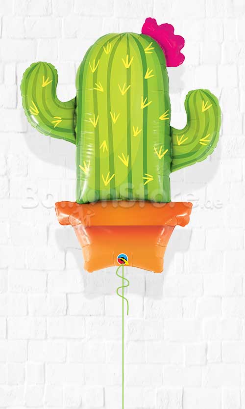 Shape Foil Potted Cactus Balloons