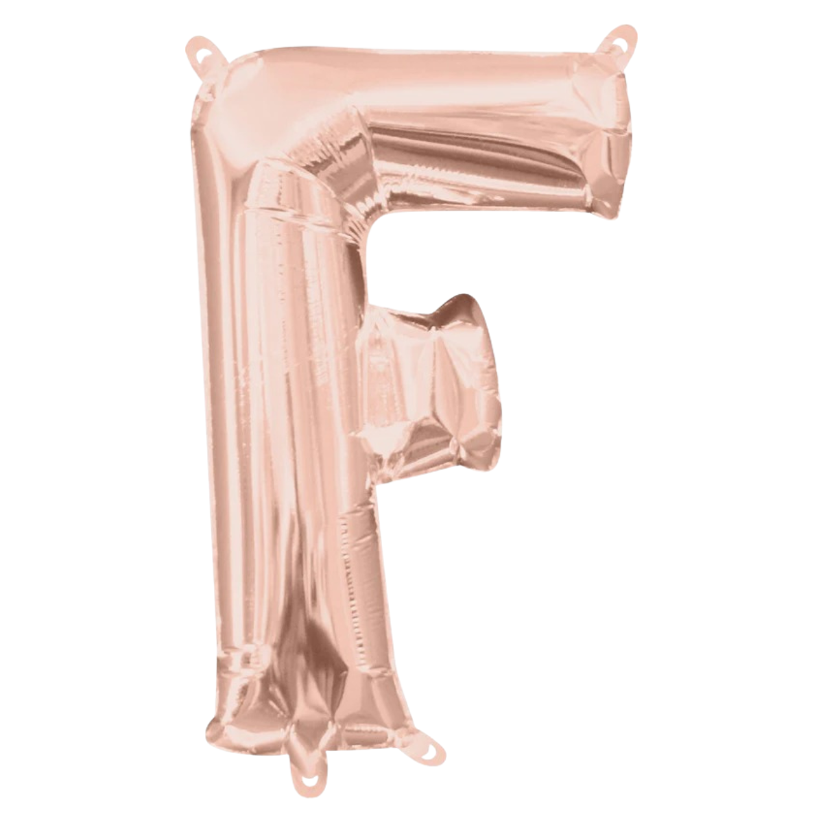 Jumbo Letter F Rose Gold - Helium Filled