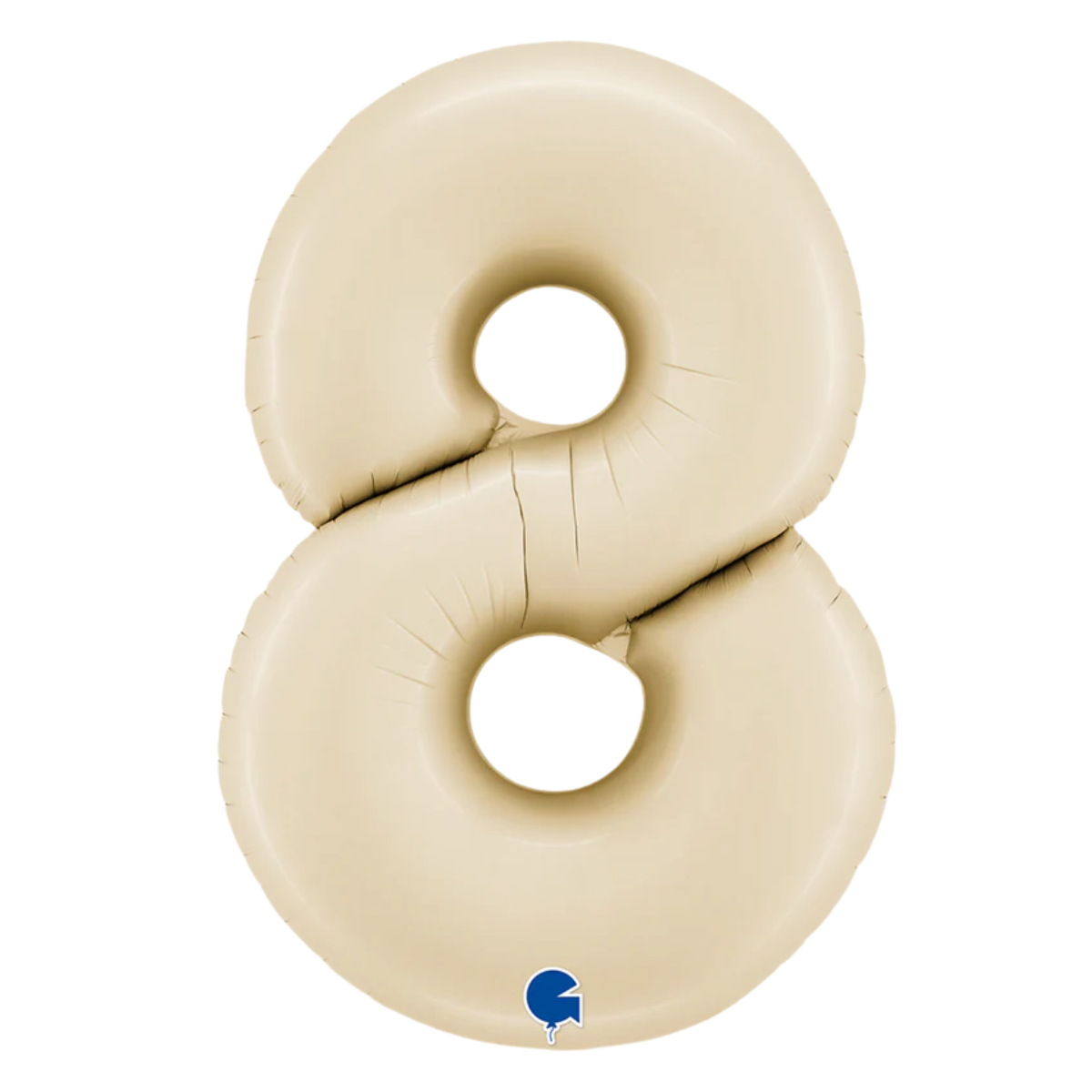 Number Eight Cream Helium Filled