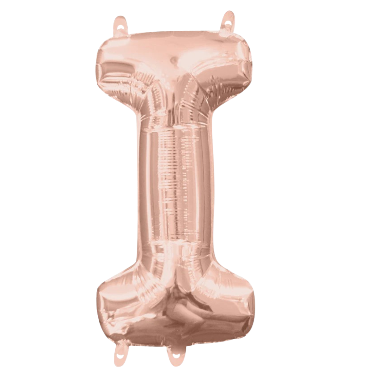 Jumbo Letter I Rose Gold - Helium Filled
