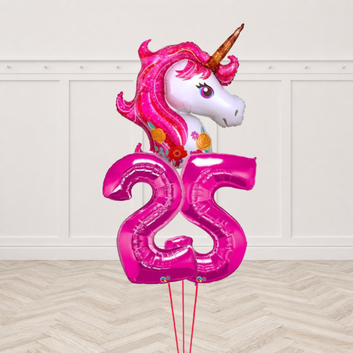 Unicorn Number Balloons