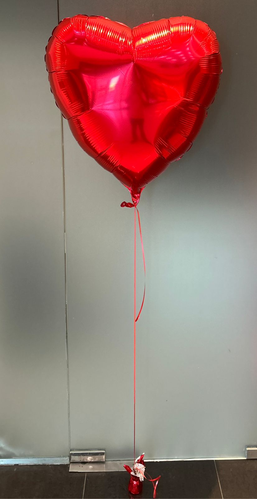Jumbo Red Heart Foil - Can be customized (PRE-ORDER 1DAY In Advance)