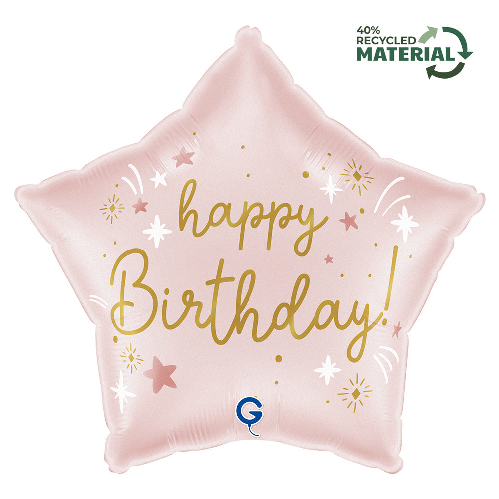 Pink Birthday 18inches foil