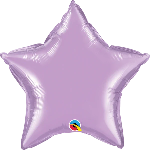 Pearl Lavender Star Balloon