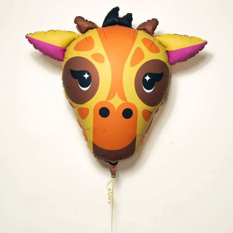 Jungle giraffe foil balloon