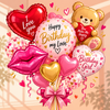 Girlfriend Birthday Balloons