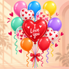I Love You Balloons