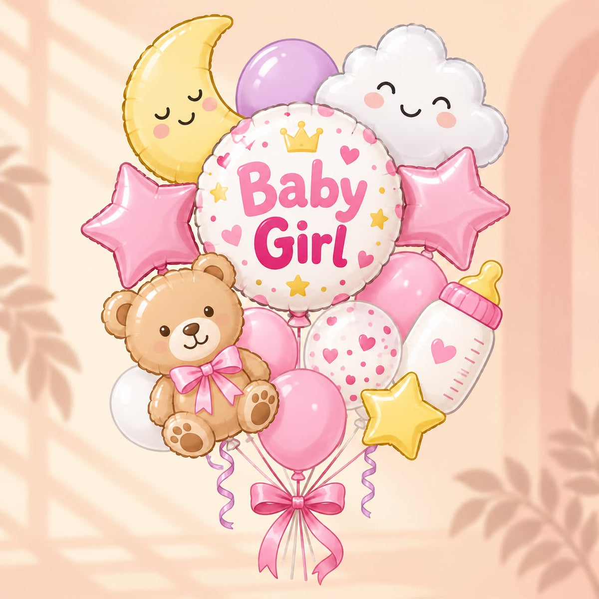 Baby Girl Balloons