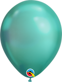 Green Chrome Latex Balloons.