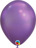 Chrome Purple Latex Balloons.
