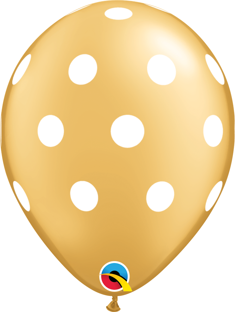 Gold Polka Dots