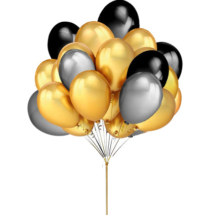 25Pcs Mixed Chrome Gold , Silver and Black  FOR CEILING
