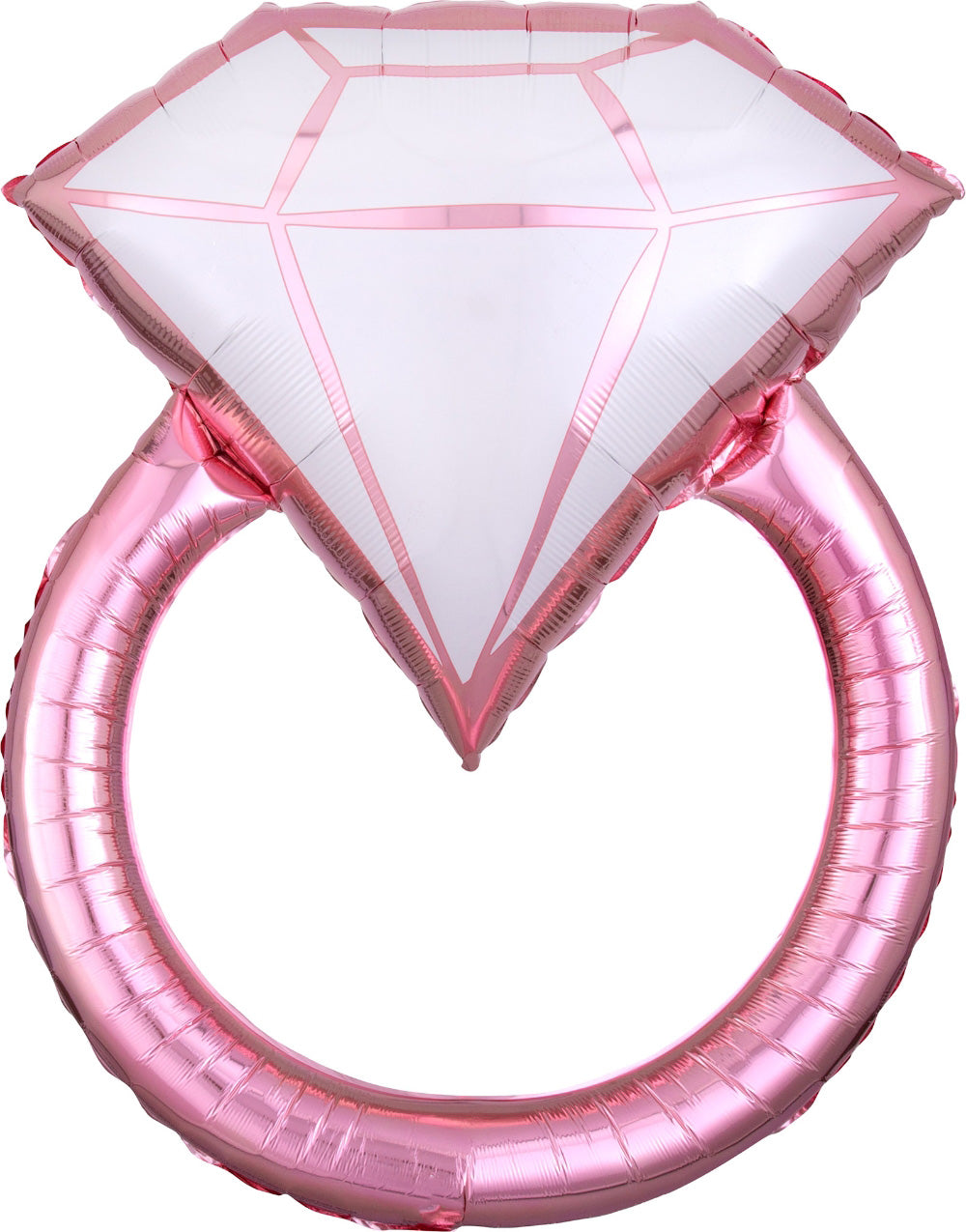Blush Wedding Ring Balloon