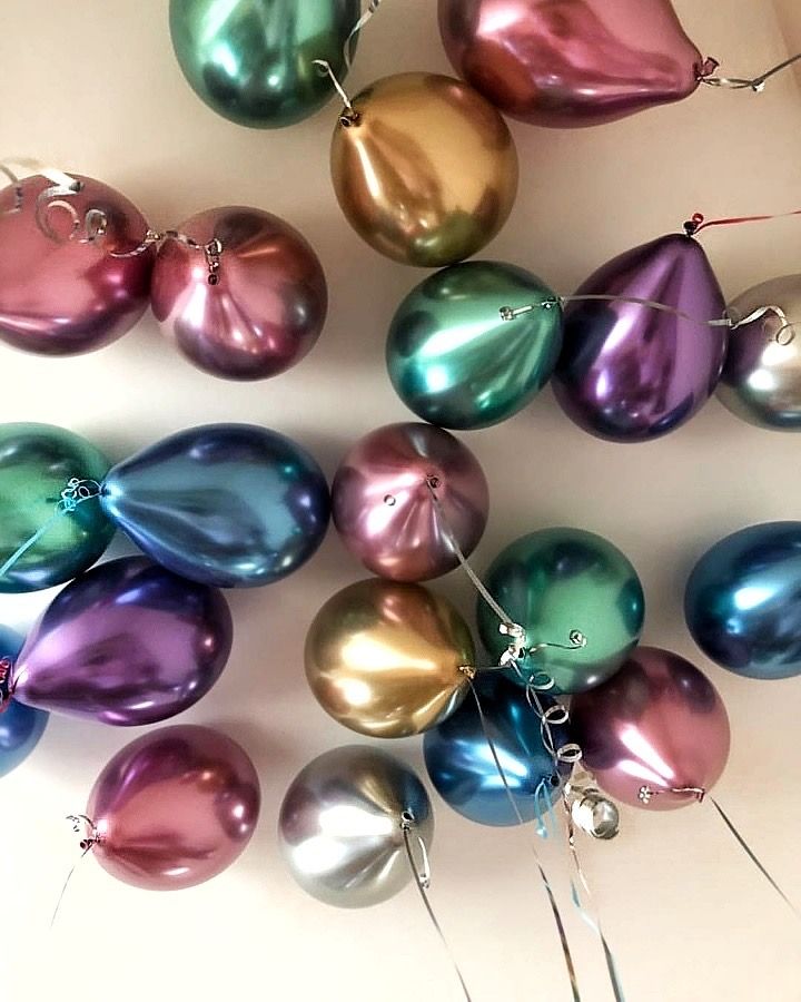 CHROME ceiling balloon
