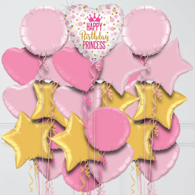 Birthday Princess all foil balloon