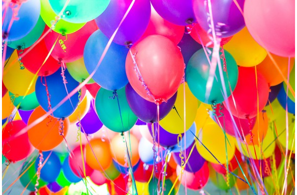 50 Assorted Qualatex Loose Balloons Helium Filled  FOR CEILING