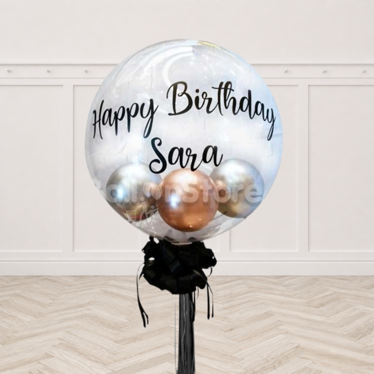 Customized Clear Balloons with Balloon Stuff inside PRE-ORDER 1 DAY In Advance