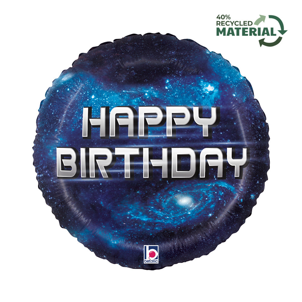 Birthday Galaxy 18inches foil balloon