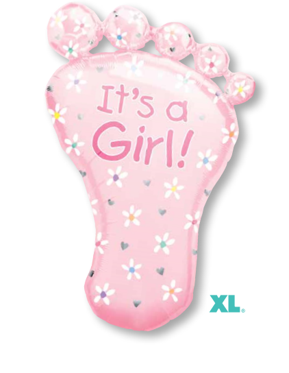 It’s a Girl Foot Super Shape