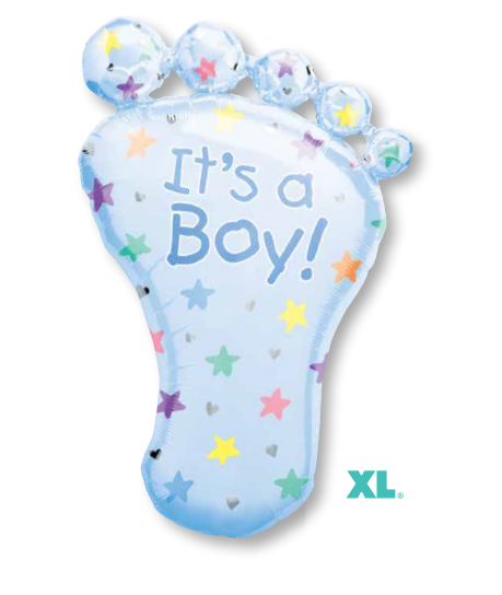 It’s a Boy Foot Super Shape