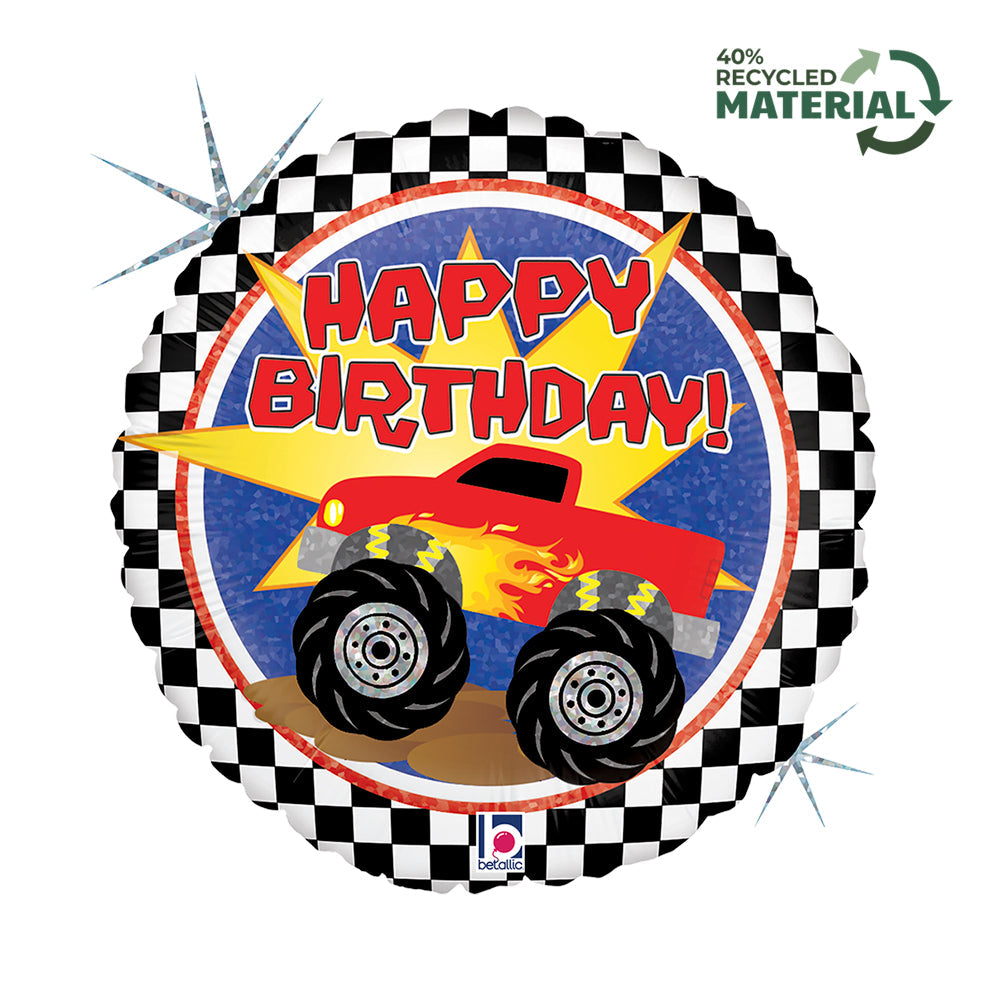 Monster Truck 18inches foil balloon