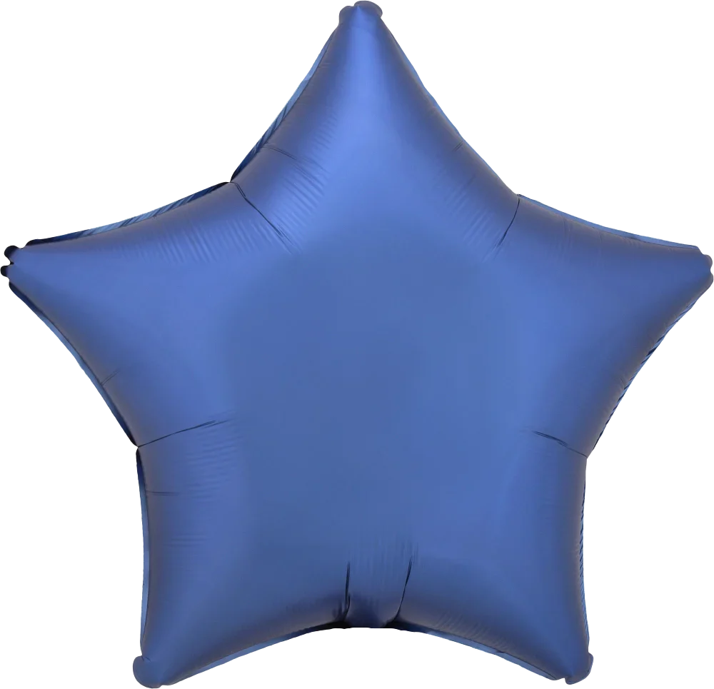 Satin LUXE azure star 18inches
