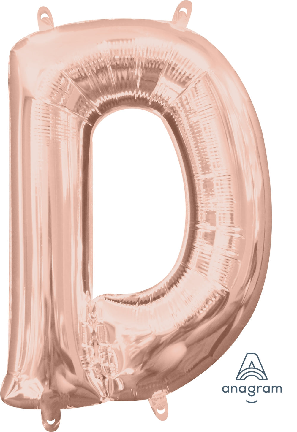 Jumbo Letter D Rose Gold - Helium Filled