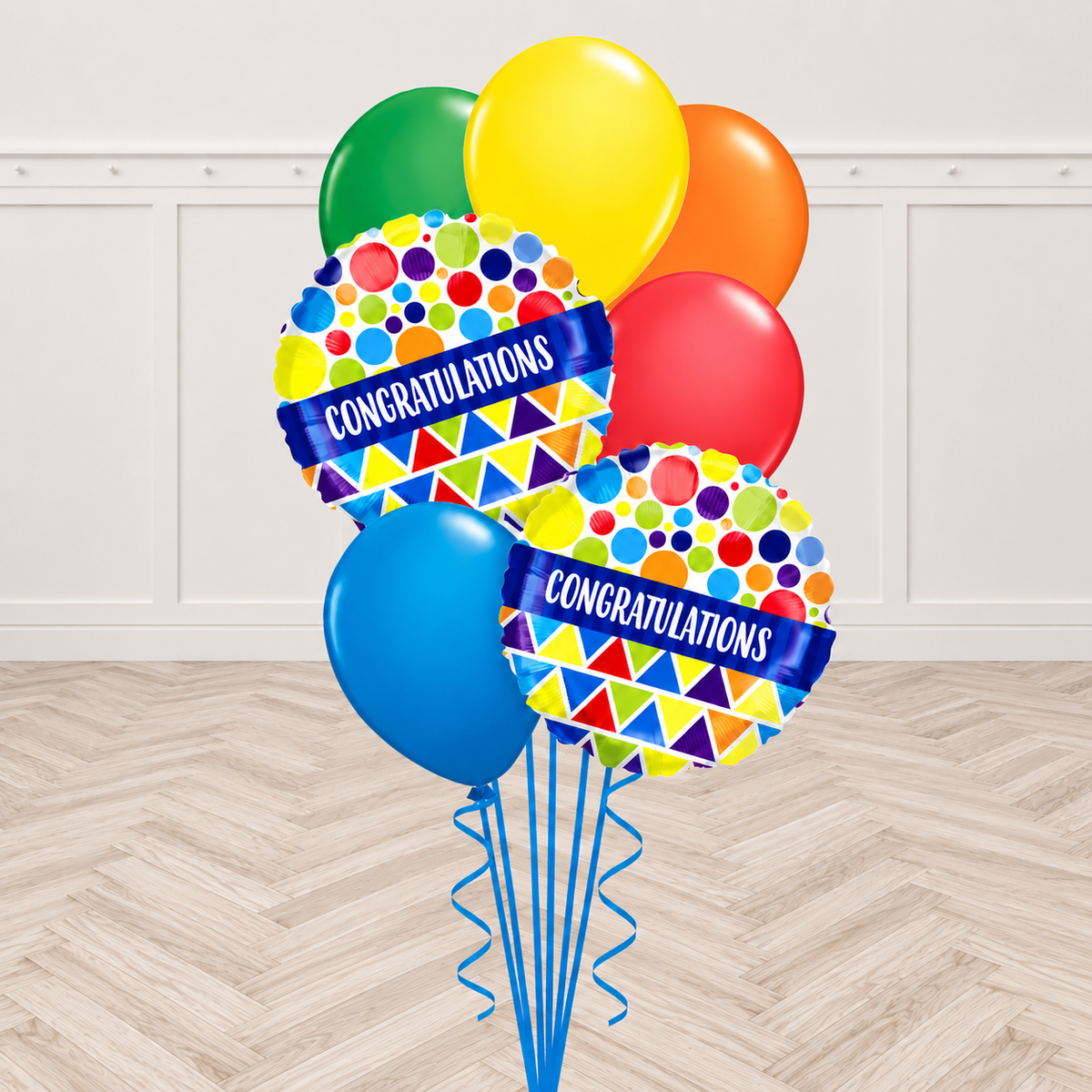 Confetti Congratulations Balloon Bouquet